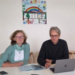 Fenna Klasink und Jörg Herzog im Kulturtreff Plantage.