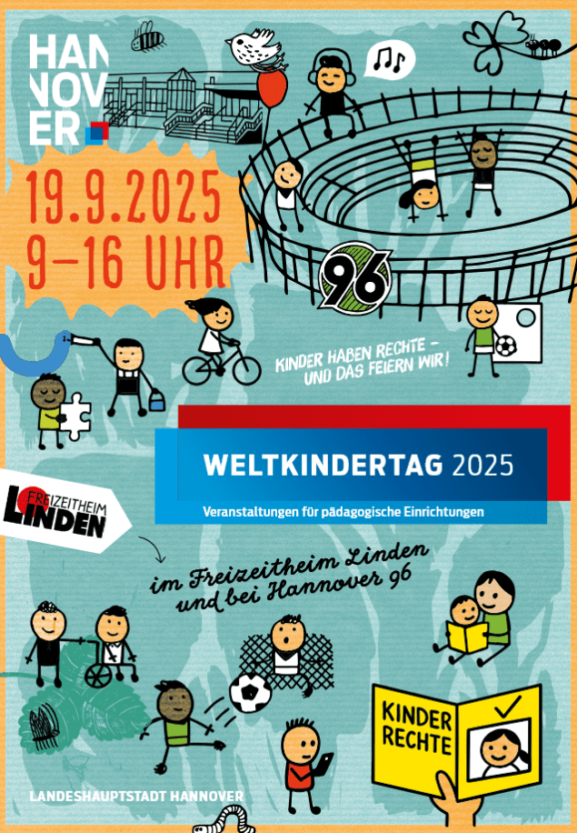 Weltkindertag in Hannover-Buntes Familienfest im Spielpark Linden