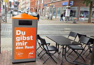 aha startet Testbetrieb für neue Abfallbehälter