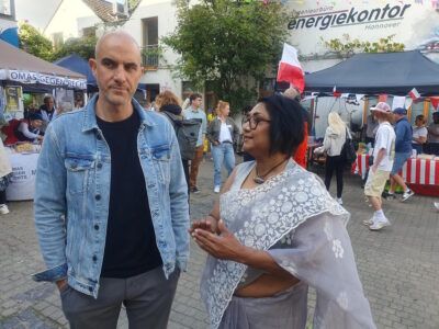 OB Belit Onay und IIK-Leiterin Mahjabin Lipi Ahmed