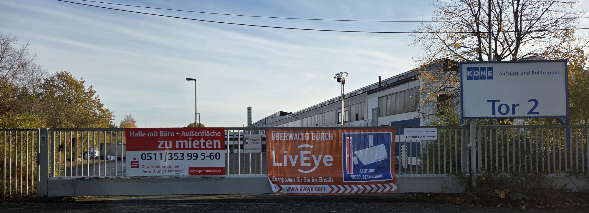 Leerstand in Südfeldstraße im Lindener Hafen