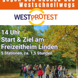 Infospaziergang gegen den Ausbau des Westschnellwegs