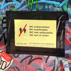 WC Küchengarten unbenutzbar
