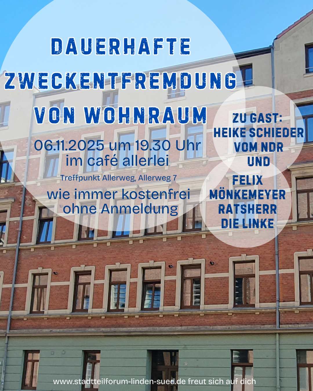 Zweckentfremdung von Wohraum in Linden-Süd