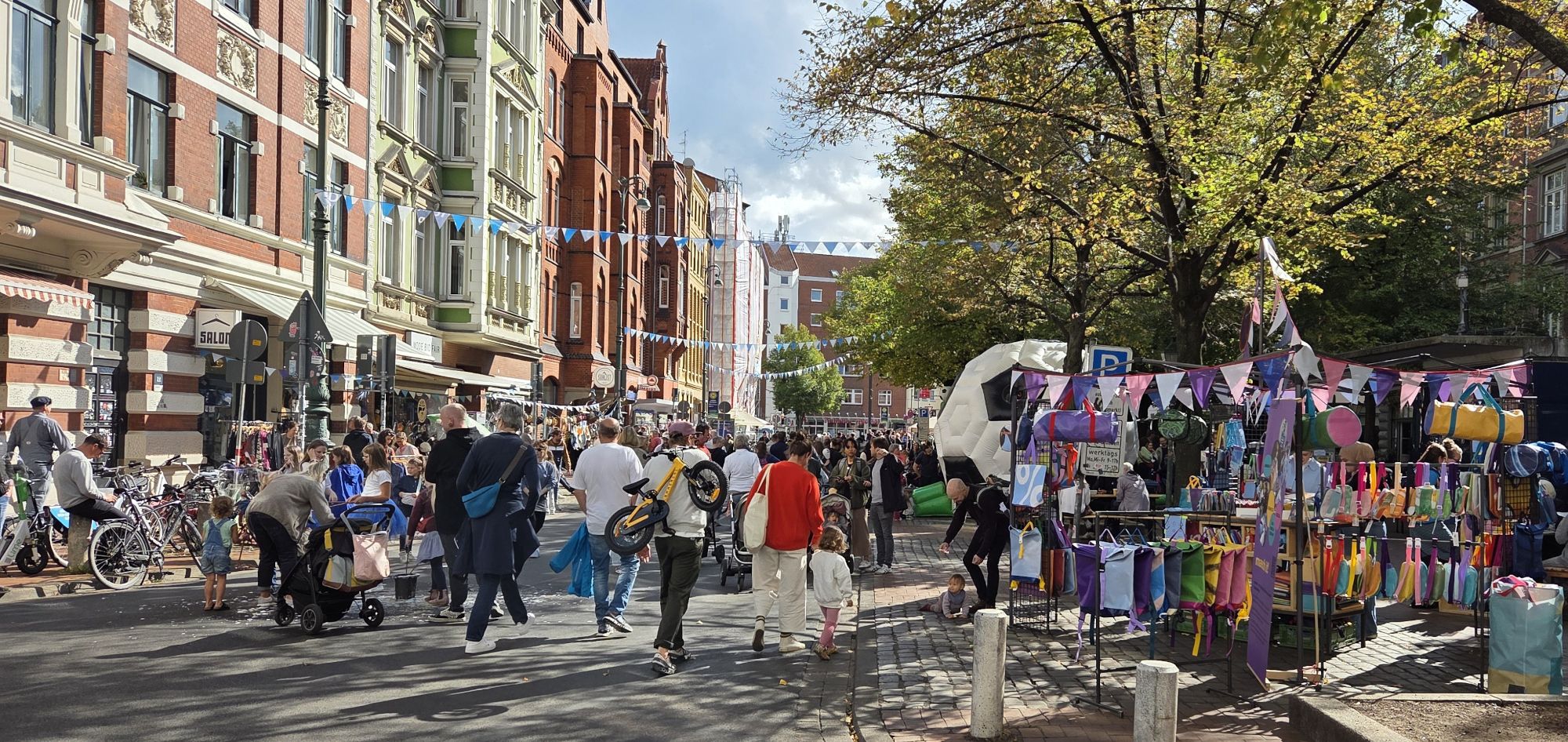 Stephanusstraße am Lindener Marktplatz