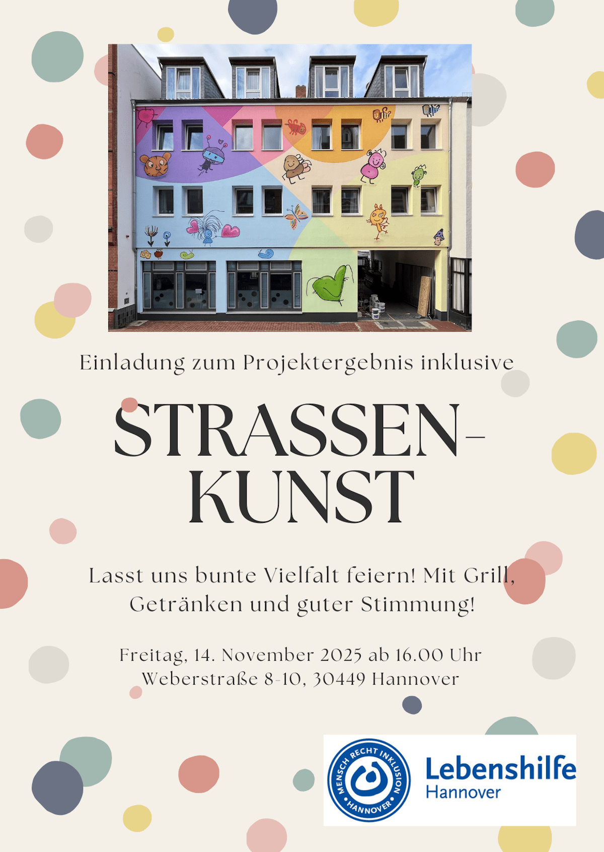 Eröffnung des Straßenkunst-Projektes