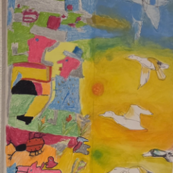 Kunst-Ausstellung Fliegende Blume