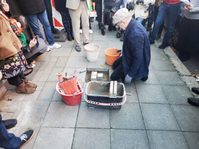 Stolpersteinverlegung Wittekindstraße 11A