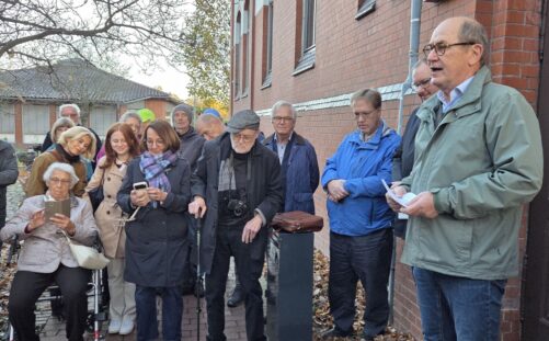 Stolpersteine Heisterbergallee 10 Ansprache
