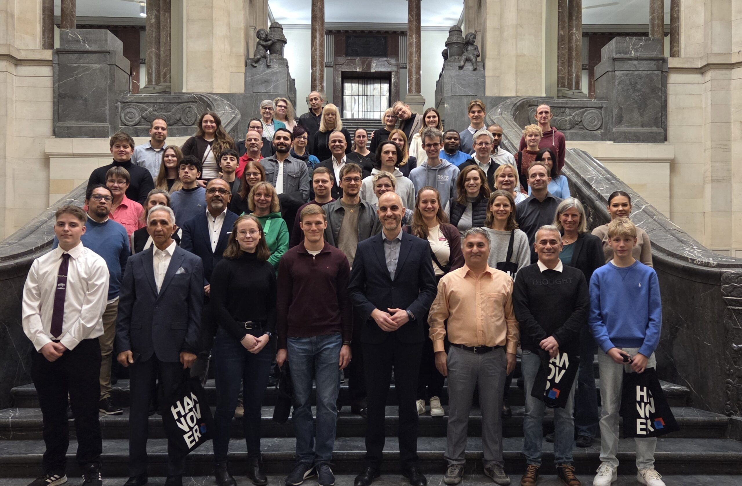 Ehrenamtliche aus dem Sport beim Empfang im Rathaus