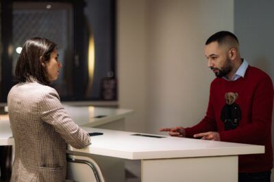 Ali Oukassi im Gespräch