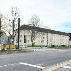 Unfertige Ampel Petermannstraße Ecke Badenstedter Straße