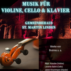 Kammermusik in St. Martin - Musik für Klavier, Cello und Violine