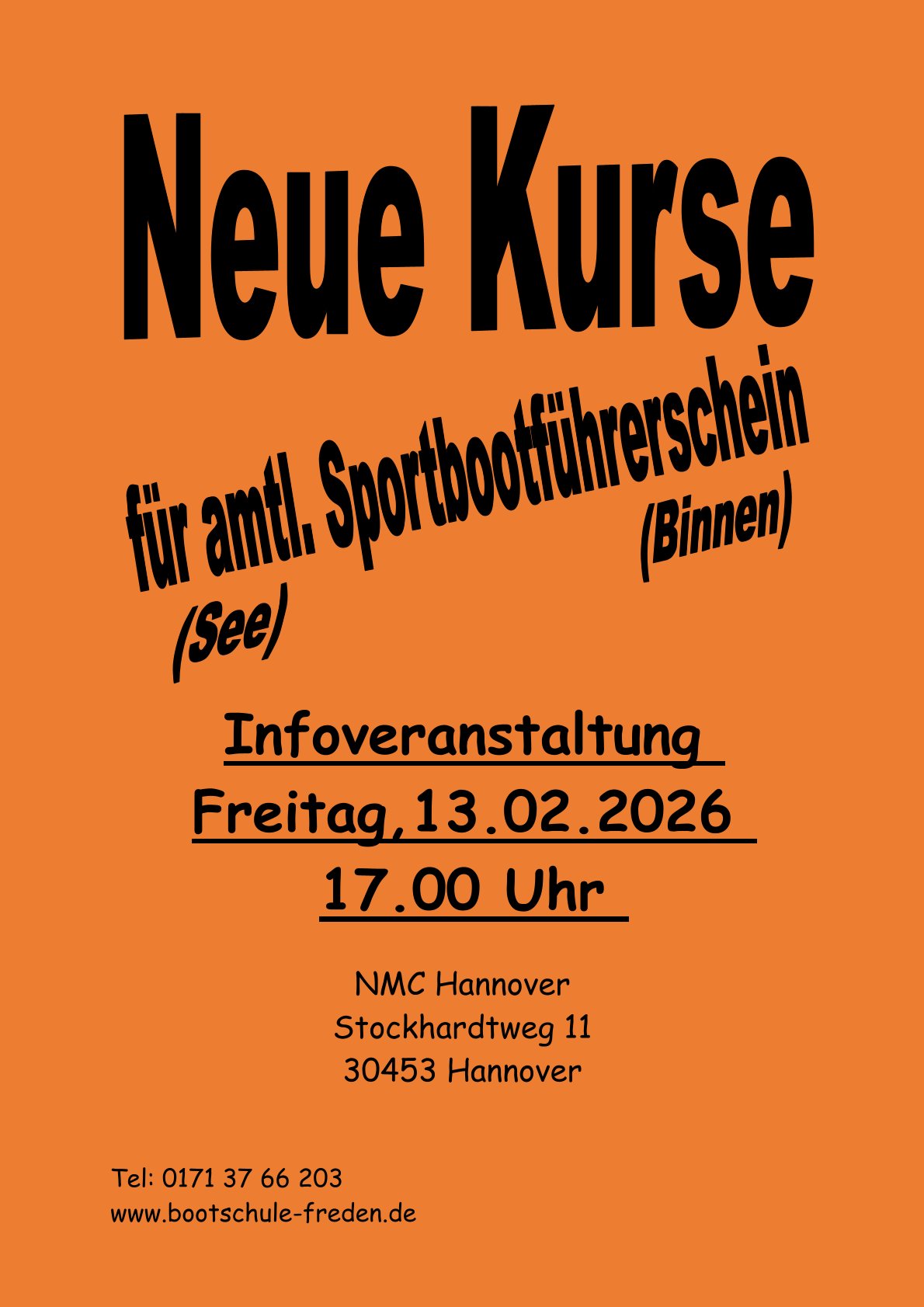 Sportbootführerschein Info Abend