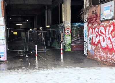 Tunneleingang an der Blumenauer Straße