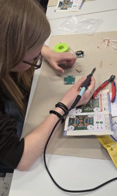 Löten für den Würfel