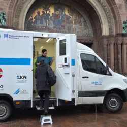 Zahnmobil an der Bethlehemkirche