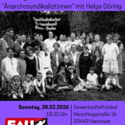 Anarchosyndikalistinnen – deutschsprachige Frauen* im historischen Anarchosyndikalismus“