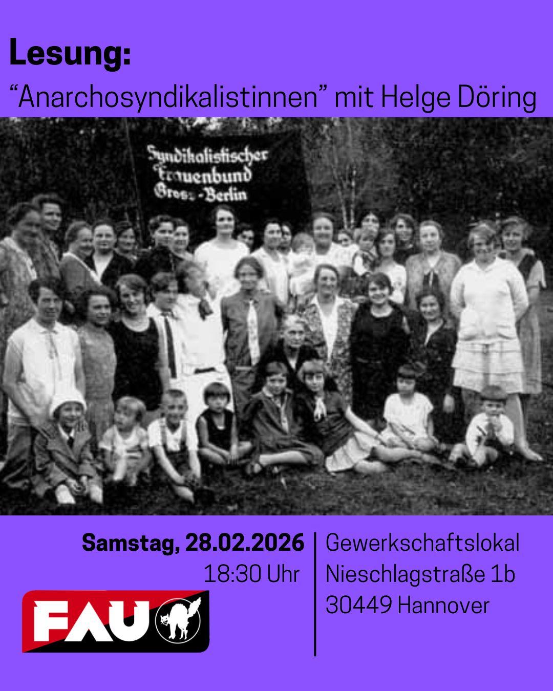 Anarchosyndikalistinnen – deutschsprachige Frauen* im historischen Anarchosyndikalismus“