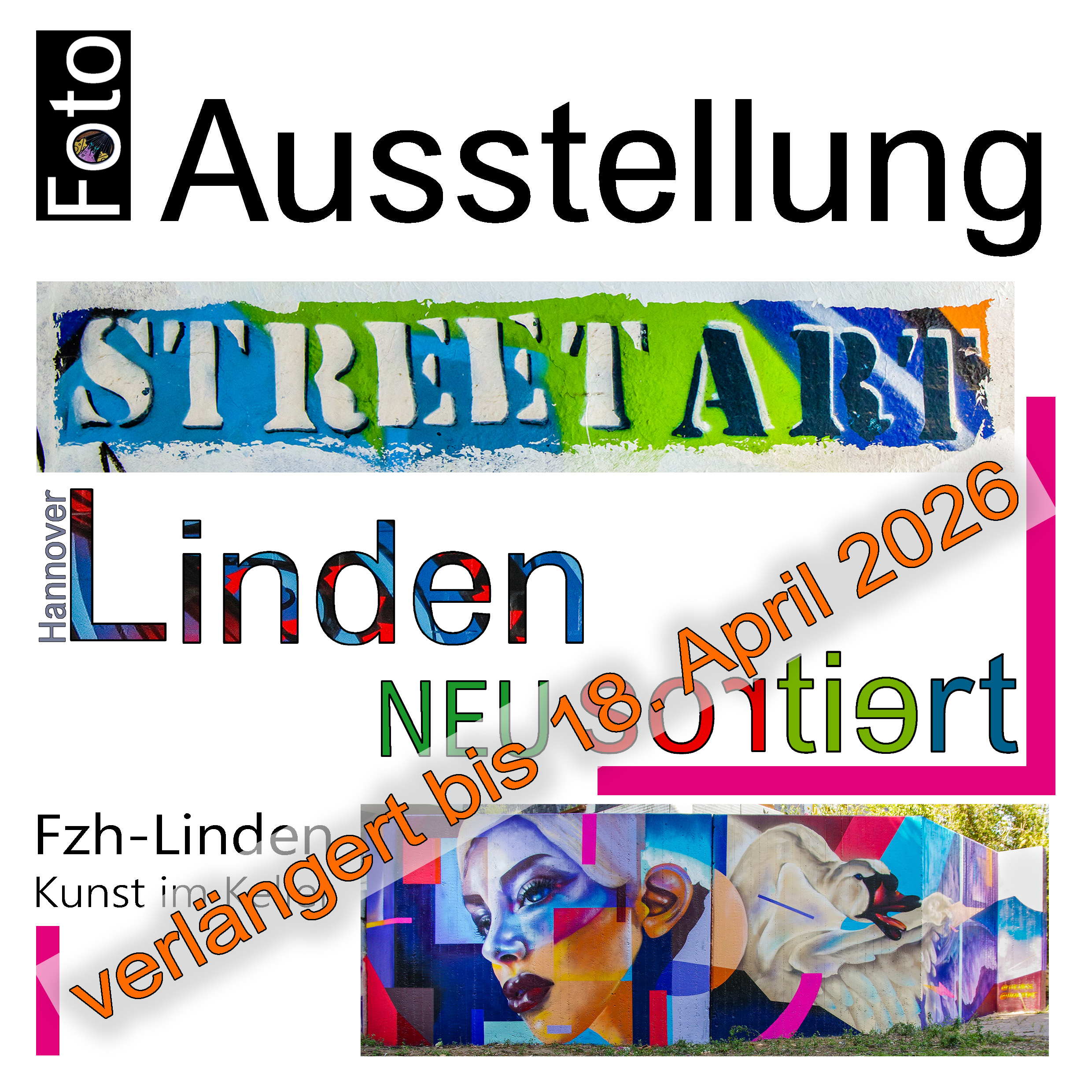 Ausstellung Streetart-Linden neu sortiert