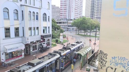 Anfang der Limmerstraße mit Linie 10