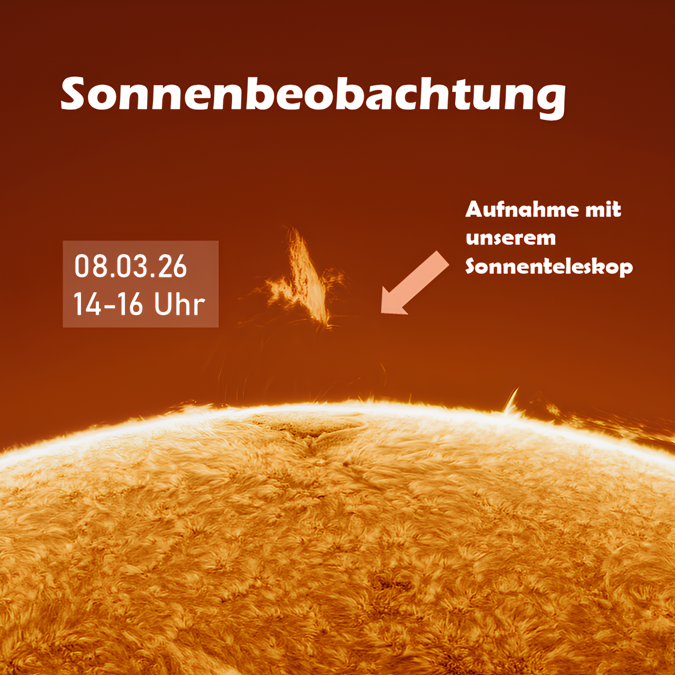 Sonnenbeobachtung