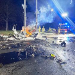 Brennender Pkw am Deisterplatz