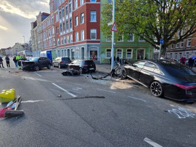 Unfall Selmastraße Ecke Fössestraße
