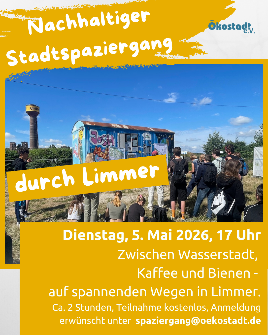 Stadteilspaziergang "Zwischen Wasserstadt, Kaffee und Bienen - auf spannenden Wegen in LIMMER"