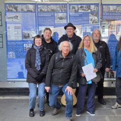 Gemeinsamer Einsatz für das Fannystrassen-Geschichtsfenster