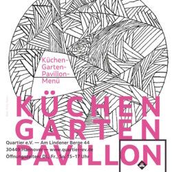 Lesung  "Küchengartenpavillonmenüs"