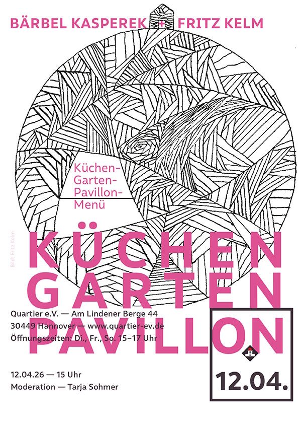 Lesung  "Küchengartenpavillonmenüs"