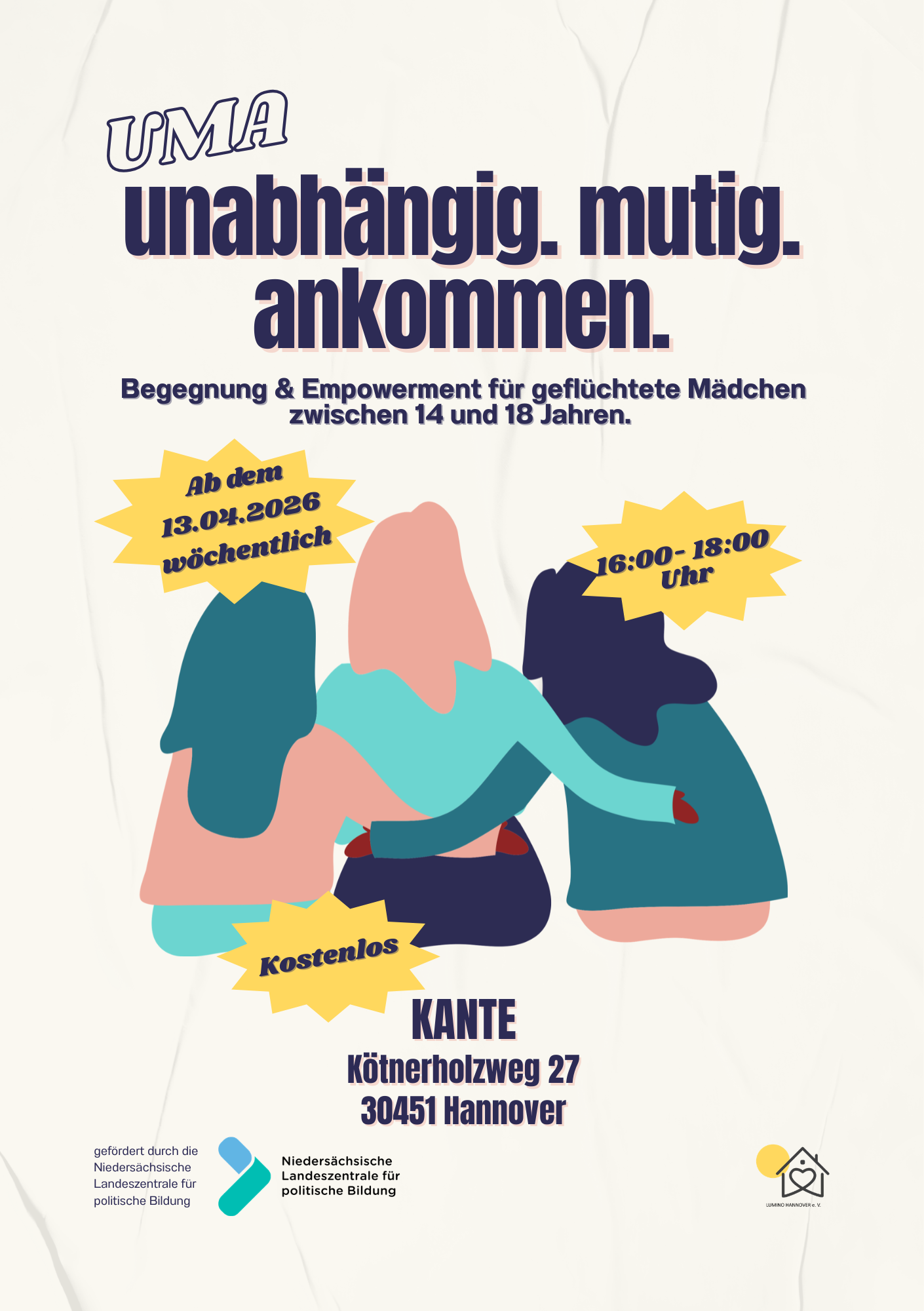 UMA - Unabhängig. Mutig. Ankommen.