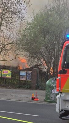 Brand Am Lindener Hafen