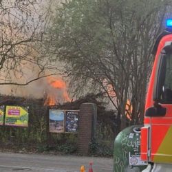 Brand Am Lindener Hafen