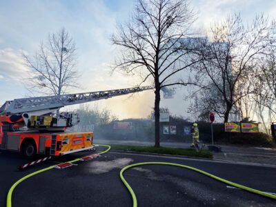 Brand Am Lindener Hafen