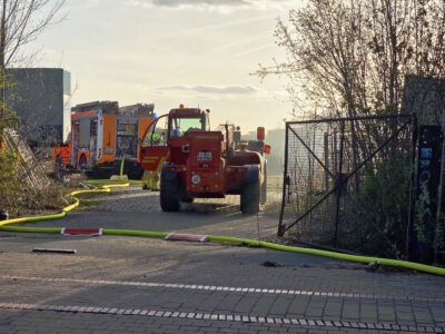 Brand Am Lindener Hafen