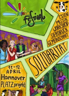 Plakat Aktionsfestival JA!NUN 2026