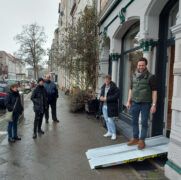 Mobile Rampe in der Deisterstraße
