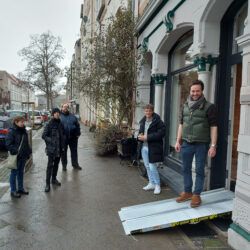 Mobile Rampe in der Deisterstraße