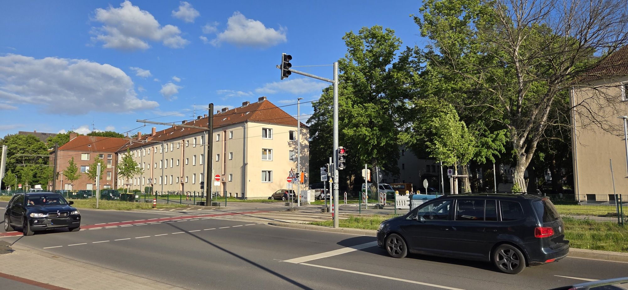 Bauarbeiten an Badenstedter Straße Ecke Petermannstraße dauern an