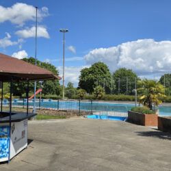 Alles bereit für das Anbaden am 17. Mai