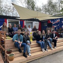 Studierende der Hochschule Hannover auf dem PLATZprojekt