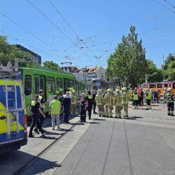 Schwerer Stadtbahnunfall am Allerweg