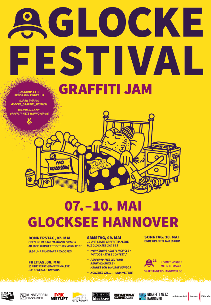 Graffiti-Festival „GLOCKE Festival“ vom 7. bis 10. Mai in Hannover