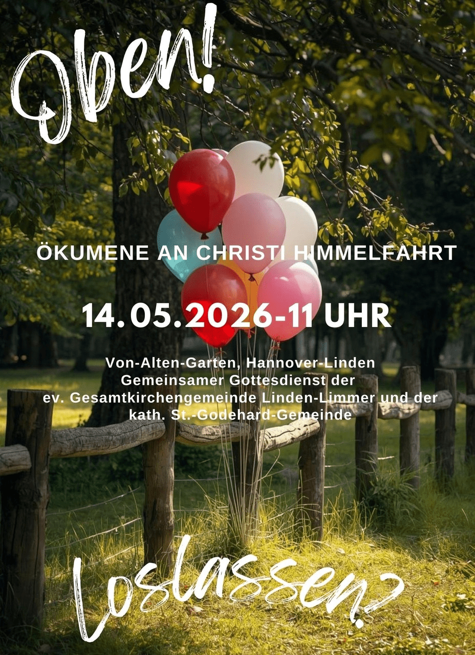 „Loslassen“ – Himmelfahrtsgottesdienst im von-Alten-Garten