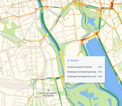 Infos zur Radrouten in Hannover