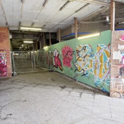 Gesperrte Durchwegung Ihme-Zentrum