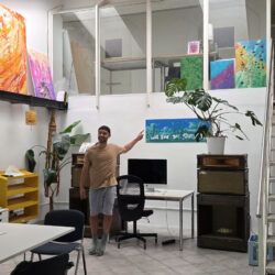 Lorenzo Pignataro im Mosaik, dem Ort für Kunst, Bewegung und Begegnung