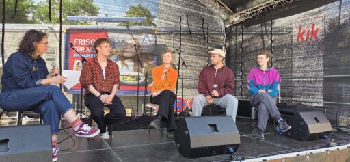 Podiumsgespräch am Treffpunkt Gute Zukunft